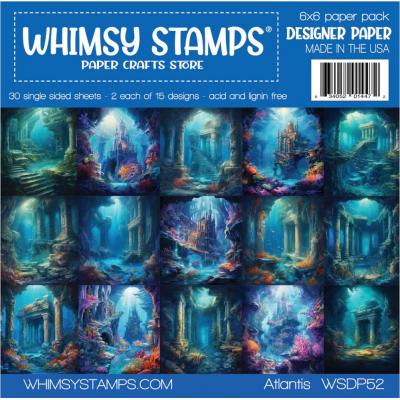 Whimsy Stamps Paper Pack - Atlantis